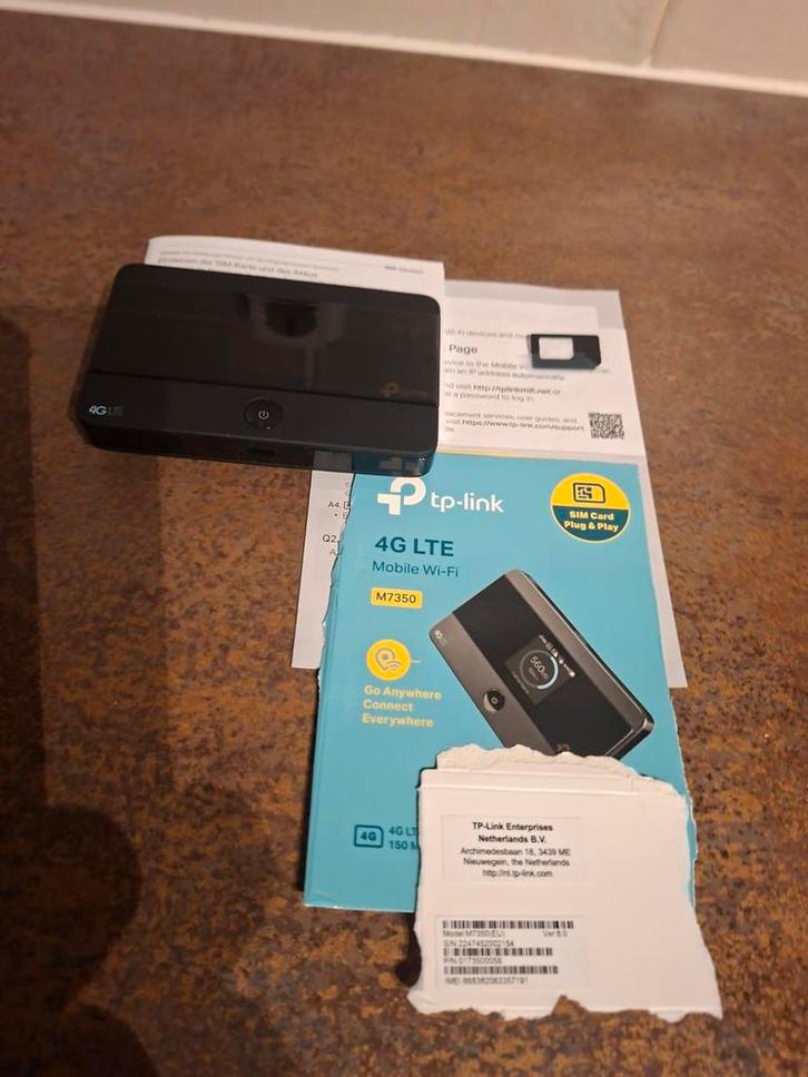 TP-Link MiFi Router - Draagbare WiFi, Computers en Software, Routers en Modems, Gebruikt, Router met modem, Ophalen of Verzenden