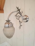 Antieke wandlamp Chroom, Antiek en Kunst, Ophalen of Verzenden