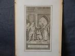 Gravure Reinoud en Lucia N vd Meer n J Buys ca 1778 8,2x14,5, Antiek en Kunst, Kunst | Etsen en Gravures, Ophalen of Verzenden