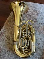 Jupiter besbas 4 ventielen met koffer, Muziek en Instrumenten, Ophalen of Verzenden, Gebruikt, Bes-tuba, Met koffer of draagtas