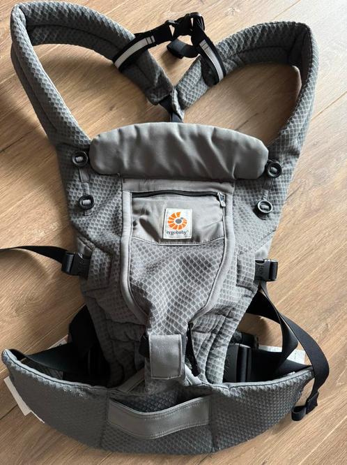 Ergobaby Soft Flex Mesh Draagzak - Graphite Grey, Kinderen en Baby's, Babydragers en Draagdoeken, Zo goed als nieuw, Draagzak