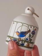 Vintage 1980 porselein vogelkooi, Antiek en Kunst, Kunst | Designobjecten, Ophalen of Verzenden