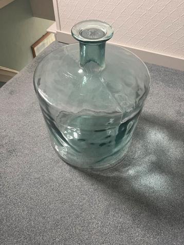 Glazen Vaas - Blauw/Groen beschikbaar voor biedingen