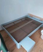 Auping Auronde 140x200 met nachtplankje, Huis en Inrichting, Gebruikt, Tweepersoons, 200 cm, Grijs