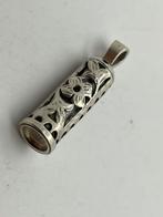 Z868 Prachtige zilveren hanger mezuzah koker, Ophalen of Verzenden, X, Kruis of Symbool, Zilver
