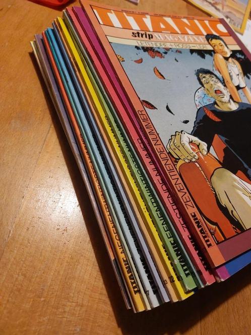 Titanic Strip tijdschrift  voor volwassenen  19 stuks, Boeken, Stripboeken, Gelezen, Meerdere stripboeken, Ophalen of Verzenden
