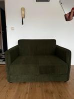 Groene Housecraft Living Loveseat/ slaapbank, Ophalen, Ribstof, 75 tot 100 cm, Minder dan 150 cm
