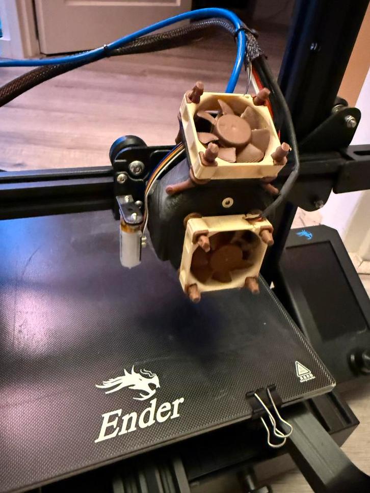 Creality Ender 3 V2 - Geüpgraded! TEAB!, Computers en Software, 3D Printers, Gebruikt, Ophalen of Verzenden