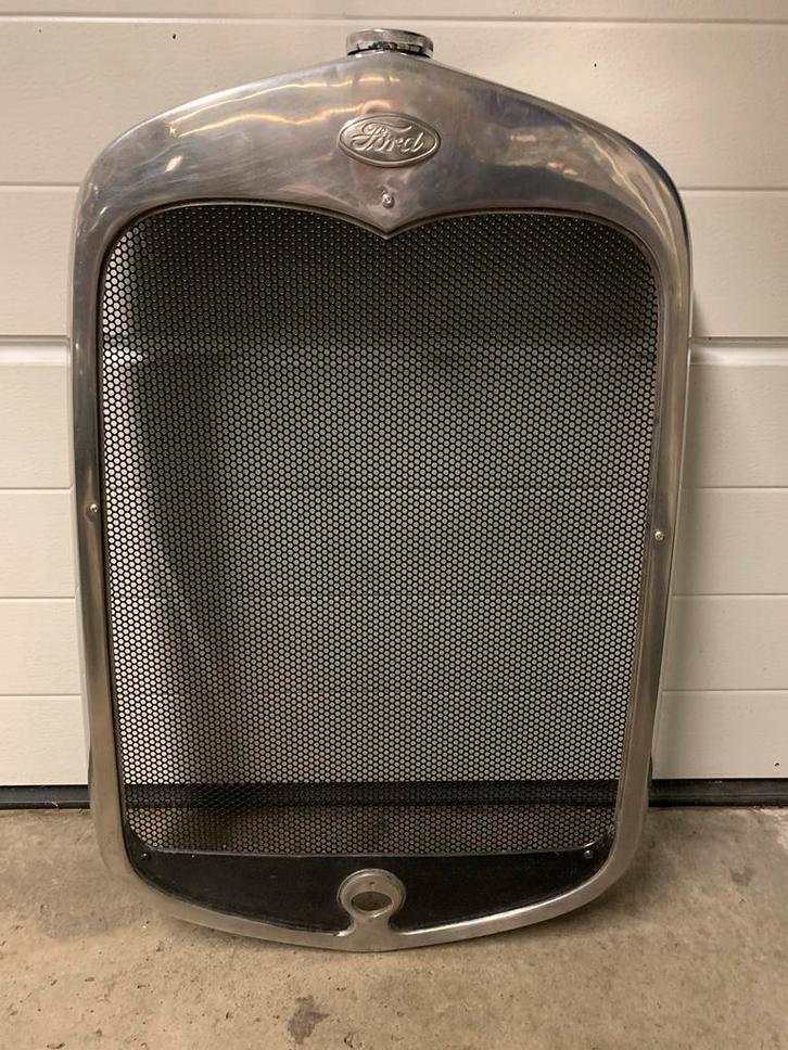 Ford Model A Grill shell 1928-1929 / hotrod of mancave, Auto-onderdelen, Carrosserie en Plaatwerk, Bumper, Ford, Voor, Gebruikt