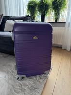 Paarse Enrico Benetti koffer, Wieltjes, Gebruikt, Hard kunststof, 35 tot 45 cm