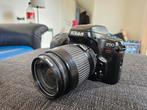 Nikon f50 spiegelreflex analoog incl. 35-80mm af Nikkor lens, Ophalen of Verzenden, Zo goed als nieuw, Spiegelreflex, Nikon