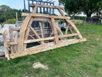 2 oude houten spanten, Doe-het-zelf en Verbouw, Ophalen, Gebruikt