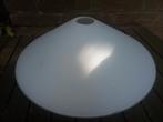 lampenkap, Huis en Inrichting, Lampen | Lampenkappen, Gebruikt, Wit, Rond, Ophalen of Verzenden