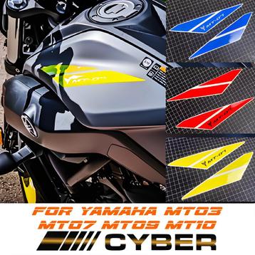 Yamaha CYBER logo tank stickerset MT03 MT07 MT09 MT10 beschikbaar voor biedingen