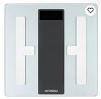 Digitale weegschaal Bluetooth en lichaamsanalyse -Wit/Zilver, 1 tot 500 gram, Nieuw, 100 kg of meer, Ophalen of Verzenden