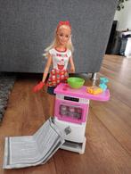 Barbie cupcake kitchen set, Ophalen of Verzenden, Zo goed als nieuw, Barbie