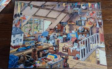 Ravensburger 137091 oma's zolder 500 grote stukjes beschikbaar voor biedingen