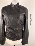 Mart Visser Leren Jas  {mt: 40/42} 8932-28,8, Maat 38/40 (M), Zwart, Mart Visser, Ophalen of Verzenden