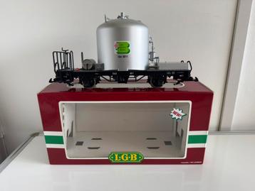 LGB 41250, RhB, zementsilowagon met stalen wielen, ovp beschikbaar voor biedingen