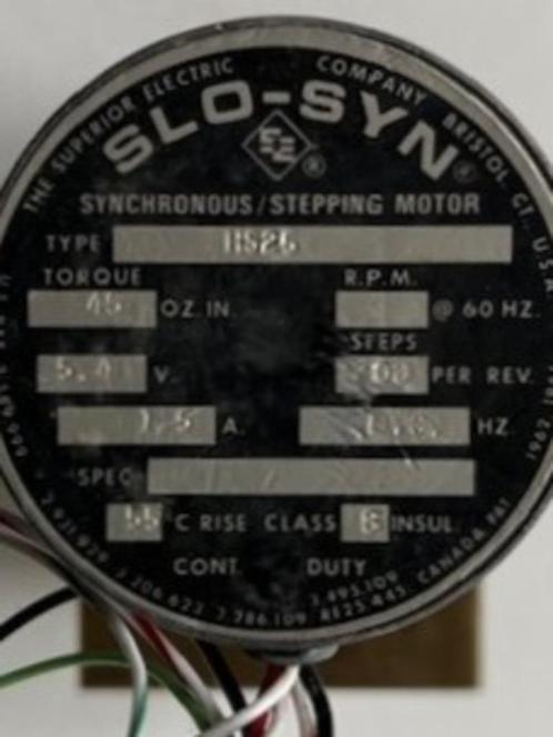 Superior Electric SLO-SYN Stepping Motor HS25, Hobby en Vrije tijd, Elektronica-componenten, Gebruikt, Verzenden