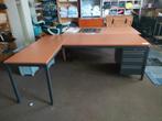 Ahrend hoekbureau met ladenblok, Ophalen, Gebruikt, Bureau