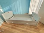 Wit hartjes bed met grote lade 90x200, Kinderen en Baby's, Kinderkamer | Bedden, Ophalen of Verzenden, Gebruikt, 180 cm of meer