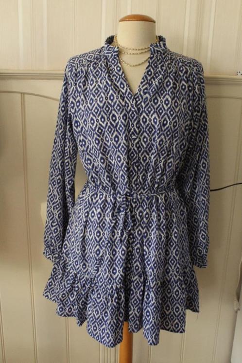 urk van LOFTY MANNER maat 38, Kleding | Dames, Jurken, Zo goed als nieuw, Maat 38/40 (M), Blauw, Knielengte, Ophalen of Verzenden
