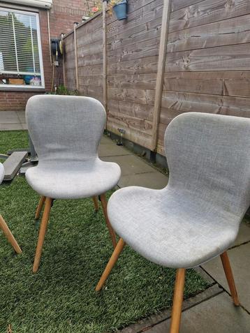 Stoffen kuipstoelen grijs beschikbaar voor biedingen