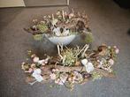 Mooie ovale potten met zijden bloemen, Huis en Inrichting, Ophalen, Zo goed als nieuw