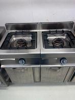 Industrieel RVS Gasfornuis - Ophalen 15 dec, Witgoed en Apparatuur, Ophalen, Gebruikt, 3 kookzones of minder, Gas