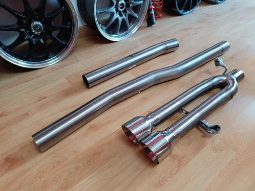 Cobrasport RVS catback uitlaatsysteem Mini Cooper S JCW F56, Auto diversen, Tuning en Styling, Ophalen of Verzenden