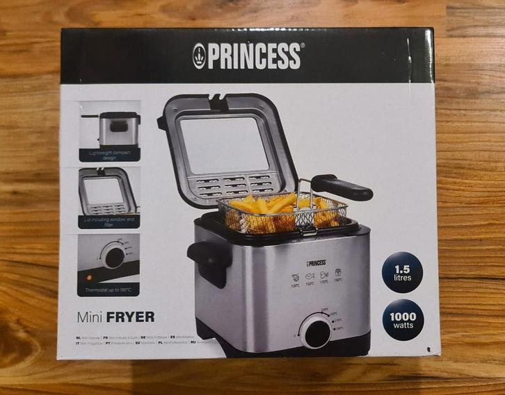 Princess Mini Friteuse - Nieuw in doos!, Caravans en Kamperen, Kampeeraccessoires, Nieuw, Ophalen