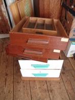 vintage bureau lades, Ophalen