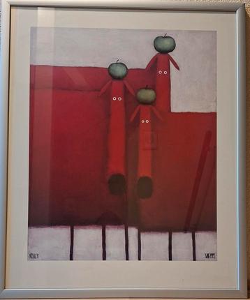Three Red Dogs with Apples van Daniel Patrick Kessler beschikbaar voor biedingen