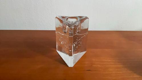 Iittala, Finland: 'Archipel' kandelaar Sarpaneva 9x7x7 cm, Antiek en Kunst, Antiek | Glas en Kristal, Verzenden