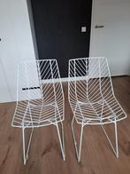 Metalen draadstoel Sissy Boy, Ophalen, Wit, Metaal, Twee