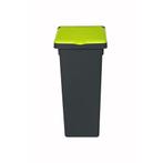 Plafor - Fit Prullenbak met Deksel 53L – Recycling, Ophalen, Kunststof, 50 tot 75 cm, Welcome@orangeplanet.nl