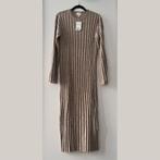 H&M premium lange jurk van 100% Merinoswol - maat S nieuw, H&M, Beige, Nieuw, Ophalen of Verzenden