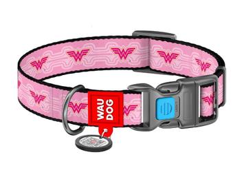 WAUDOG Wonder Woman Halsband Roze XS Nekomtr 23-35 cm KOOPJE beschikbaar voor biedingen