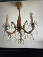 Kroonluchter glas/christal, Ophalen, Gebruikt, Glas