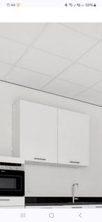 Keukenkastjes wit 35x90x60 twee stuks met deur en lampje, Huis en Inrichting, Keuken | Keukenelementen, 50 tot 100 cm, Minder dan 100 cm