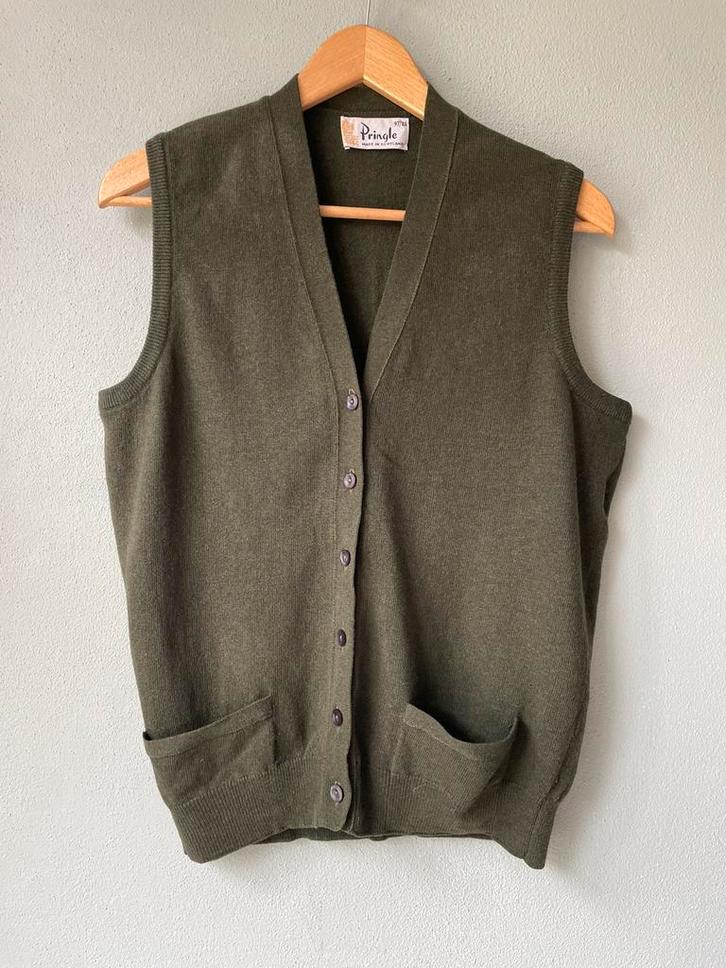 100% lamswol vest gilet Pringle of Scotland maat S/M, Kleding | Dames, Truien en Vesten, Gedragen, Verzenden