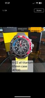 invicta, Sieraden, Tassen en Uiterlijk, Horloges | Heren, Overige merken, Staal, Zakhorloge, Ophalen of Verzenden