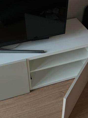 IKEA BESTÅ Tv-meubel wit/beige - 180cm - afbeelding 3