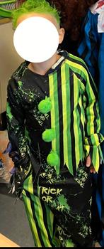 Horror Clown Kostuum - 116, Ophalen of Verzenden, Zo goed als nieuw, 110 t/m 116, Jongen of Meisje