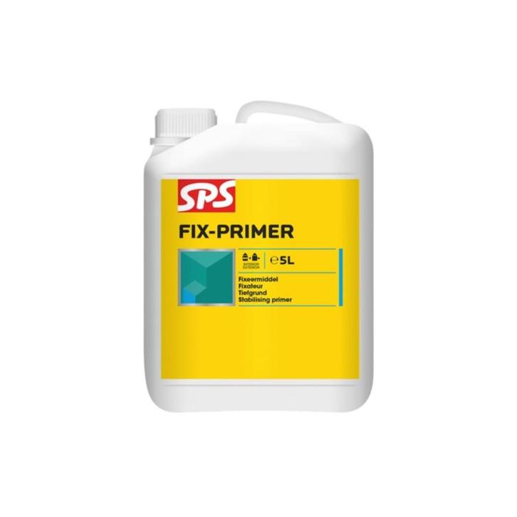 SPS Fixeermiddel 5L Kleurloos–Hechtlaag & Voorstrijk, Doe-het-zelf en Verbouw, Verf, Beits en Lak, Nieuw, Verf, 5 tot 10 liter