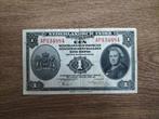 Nederlands-Indië 1 Gulden 1943, Postzegels en Munten, Bankbiljetten | Nederland, Ophalen of Verzenden