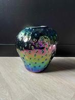 Aardbei Vaas Regenboog Kleuren, Overige kleuren, Ophalen of Verzenden, Minder dan 50 cm, Glas