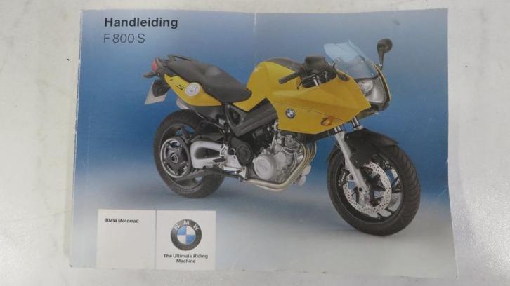 Instruktieboekje handleiding BMW F 800 S 01 46 7 699 326, Motoren, Handleidingen en Instructieboekjes, BMW, Ophalen of Verzenden