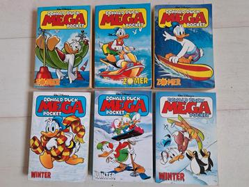 6 dikke Donald Duck mega pockets  beschikbaar voor biedingen
